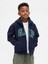 Erkek Çocuk Lacivert Vintagesoft Gap Logo Fermuarlı Sweatshirt 1