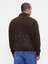 Erkek Kahverengi Vintagesoft Oversized Gap Logo Yarım Fermuarlı Sweatshirt 5