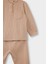 Erkek Bebek Pijama Takımı Uzun Kollu Waffle Üst Uzun Alt G1520A525WN 3