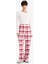 Regular Fit Uzun Kareli Pijama Altı-Fall in Love G0368AX25AU 3