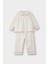 Kız Bebek Pijama Takımı Çiçekli Uzun Kollu Jakarlı Üst Uzun Alt G1525A525WN 1