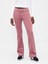 Kadın Pembe Low Rise Kadife Long & Lean Jean Pantolon 7