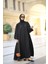 Tesettür Premium Abaya Siyah 2