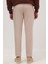 Erkek Slim Fit Dar Kesim Lastikli Bağcık Detaylı Taş Pantolon 7
