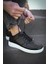 Lopez Air Erkek Sneaker Siyah Deri Tabanlı 5