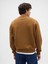 Erkek Kahverengi Heavyweight Oversized Gap Logo Bisiklet Yaka Sweatshirt 4