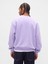 Erkek Mor Heavyweight Oversized Gap Logo Bisiklet Yaka Sweatshirt 4