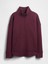 Kadın Bordo Gapfit Quilted Jacquard Pullover Spor Üst 2