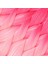 Simli Koyu Pembe / Pembe / Şeker Pembesi Ombreli Örgülük Saç 100 Gr. 2