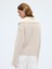 Kadın Krem Relaxed Çeyrek Fermuarlı Kazak 5
