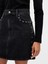 Kadın Siyah High Rise Denim Mini Etek 3