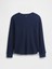 Erkek Çocuk Lacivert Waffle-Knit T-Shirt 1