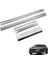 4pcs Honda Vezel Hr-V Hrv 2021-2023 Scuff Plaka Pastılı Çelik Siyah (Yurt Dışından) 4