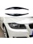 Bmw 3 Serisi Için E90 E91 320I 330I 2005-2012 Ön Far Kapağı Garnitür Şerit Kaş Kapağı Kaplama Etiketi Parlak Siyah (Yurt Dışından) 2