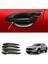 4pcs Karbon Fiber Araba Dış Yan Kapı Kolu Çerçeve Kapak Mazda Cx-30 CX30 2020 2021 2022 (Yurt Dışından) 2