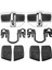 2set Trd Kapı Kilidi Tokası Yükseltilmiş Stabilizatör Kapak Mandalları Durdurucu For-Toyota Serisi Anormal Alanı Ortadan Kaldır (Yurt Dışından) 1