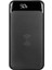 IP-217W 10000mAh Powerbank 2 Usb Port Siyah Kablosuz LCD Ekranlı Taşınabilir Pil Şarj Cihazı 5