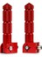 Evrensel 2pcs Arka Yolcu Ayağı Mandal Pedalları Yamaha Honda Suzuki Motosiklet Kırmızı (Yurt Dışından) 1