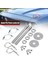 Evrensel Mount Bonnet Hood Pin Kilit Mandal Kiti Yarış Spor Araba Alaşım Gümüş (Yurt Dışından) 4