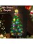45 cm Vantuzlu Pvc Vinil Yılbaşı Çam Ağacı | Cama Yapışan LED Işıklı Noel Dekoru 1