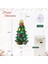 45 cm Vantuzlu Pvc Vinil Yılbaşı Çam Ağacı | Cama Yapışan LED Işıklı Noel Dekoru 4