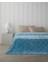 Classic Check Jakarlı Supersoft Tek Kişilik Battaniye 150X200 cm Mavi 1
