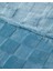 Classic Check Jakarlı Supersoft Tek Kişilik Battaniye 150X200 cm Mavi 3