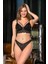 Shedo Bralet Sütyen Slip Külot Takım Siyah (MGP31351) 2