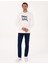 Erkek Ekru Regular Fit Sweatshirt 50313914-VR019 4