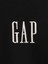 Erkek Siyah Heavyweight Oversized Gap Logo Bisiklet Yaka Sweatshirt 3
