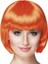 Turuncu Renk Parti Peruğu Küt Saç 1