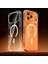 Apple iPhone 17 Pro Uyumlu Kılıf Zebana Sararmaz Clearmag Kılıf (M-Safe Uyumlu) Şeffaf 1