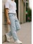 Baggy Fit Jean Leon Yüksek Bel Bol Kesim Kot Pantolon C352 4
