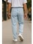 Baggy Fit Jean Leon Yüksek Bel Bol Kesim Kot Pantolon C352 5