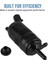Car Ön Cam Yıkayıcı Pompası Su Jet Motoru Chevrolet Buick Isuuzu 89001122 22127652 22127653 89025062 AM-60774157 (Yurt Dışından) 3