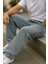 Erkek Yüksek Bel Bol Kesim Baggy Loose Fit Jean PANTOLON-C352 5