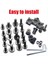 Motosiklet Kaplama Cıvatası Kiti, 177PCS M5 M6 Motosiklet Ön Cam Vidaları Bağlantı Menzilleri Kaplama Cıvataları Somun Klipsleri Kit Accessoires (Yurt Dışından) 4