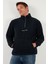 Regular Fit Yarım Fermuarlı Dik Yaka Yumuşak Dokulu Sweat Erkek Sweat 59060661 4