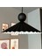 Avilla Metal Avize Tekli Siyah Tek Boncuk Kafa Rustik Cafe Mutfak Modern Sarkıt Aydınlatma 1