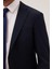 Erkek Slim Fit Mono Yaka Lacivert Takım Elbise 3