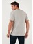 Yazı Detaylı Pamuklu Regular Fit Bisiklet Yaka T Shirt Erkek T Shirt 59020203 7
