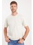 Erkek Boxy Fit Bol Kesim %100 Pamuk Bisiklet Yaka Taş Tişört 1