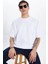 Unisex 3'lü Paket Lacivert-Beyaz-Siyah Oversize Geniş Kesim %100 Pamuk Basic Bisiklet Yaka Tişört 3