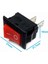 2 Pin Kırmızı Anahtar Switch Mini Buton KCD1 Plastik Açma Kapama ON / OFF 5A 220V 10A 125V Latch Kilitlemeli Rocker 6