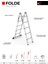 2X5 Basamaklı Folde - Katlanır Merdiven K3 5
