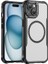 iPhone 15 Magsafe Telefon Kılıfı, Yarı Saydam Köşe Korumalı Karbon Fiber Ince Uyumlu Darbeye Dayanıklı Kılıf iPhone 15 (Yurt Dışından) 1