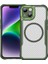 iPhone 14 Magsafe Telefon Kılıfı, Yarı Saydam Köşe Korumalı Karbon Fiber Ince Uyumlu Darbeye Dayanıklı Kılıf iPhone 14 (Yurt Dışından) 1