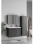 Londra 80 cm Antrasit Banyo Dolabı 1