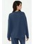 Kadın Modal Touch Basic Sweatshirt Oxford Mavisi 2
