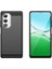 Oppo A5 4g/5g 2025 Telefon Kılıfı, Fırçalanmış Karbon Fiber Dokulu Esnek Tpu Tampon, Darbe Emici Koruyucu Kılıf Oppo A5 4g/5g 2025 (Yurt Dışından) 2